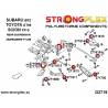 Subaru Legacy/Outback BE BH 98-03 | Legacy/Outback BL BP 03-09 |  Strongflex 276158A: Rear suspension bush kit SPORT