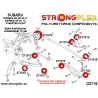 Subaru Legacy/Outback BE BH 98-03 | Legacy/Outback BL BP 03-09 |  Strongflex 276158B: Rear suspension bush kit