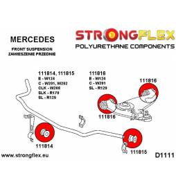 Subaru Legacy/Outback BE BH 98-03 | Legacy/Outback BL BP 03-09 |  Strongflex 276158B: Rear suspension bush kit Strongflex - 3