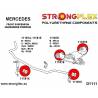 Subaru Legacy/Outback BE BH 98-03 | Legacy/Outback BL BP 03-09 |  Strongflex 276158B: Rear suspension bush kit Strongflex - 3