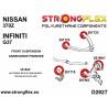 Subaru Forester SH 08-12 | Impreza GH GR GP GJ | Legacy/Outback BL BP |  Strongflex 276164B: Front suspension polyurethane bush 