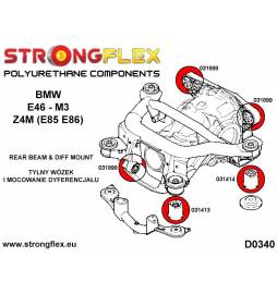 Subaru BRZ | FR-S | GT86 |  Strongflex 276193B: Rear suspension bush kit