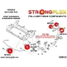 Subaru Forester SH 08-12 | Impreza GH GR 08-11 | Impreza GP GJ 12-15 |  Strongflex 276165A: Rear suspension polyurethane bush ki