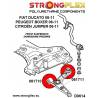 Subaru Forester SH 08-12 | Impreza GH GR 08-11 | Impreza GP GJ 12-15 |  Strongflex 276165B: Rear suspension polyurethane bush ki