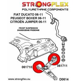 Subaru Forester SH 08-12 | Impreza GH GR 08-11 | Impreza GP GJ 12-15 |  Strongflex 276165B: Rear suspension polyurethane bush ki