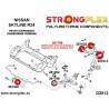 Subaru Forester SH 08-12 | Impreza GH GR 08-11 | Impreza GP GJ 12-15 |  Strongflex 276165B: Rear suspension polyurethane bush ki
