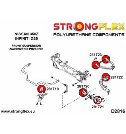 Subaru Impreza GH GR 08-11 | Impreza GP GJ 12-15 |  Strongflex 276166A: Full suspension bush kit SPORT Strongflex - 9