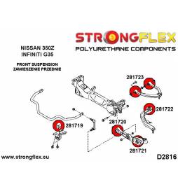 Subaru Impreza GH GR 08-11 | Impreza GP GJ 12-15 |  Strongflex 276166B: Full suspension bush kit Strongflex - 3