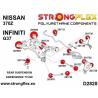 Subaru Impreza GH GR 08-11 | Impreza GP GJ 12-15 |  Strongflex 276166B: Full suspension bush kit Strongflex - 12