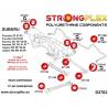 Volkswagen Golf I | Jetta I | Scirocco I 74-81 | Scirocco II 81-92 |  Strongflex 226207B: Suspension bush kit Strongflex - 2
