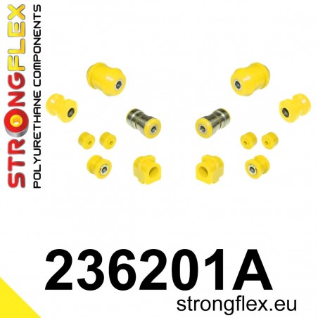 Volkswagen Fabia I 00-07 | Ibiza III 02-08 | Polo IV 02-08 |  Strongflex 226223A: Front suspension bush kit SPORT