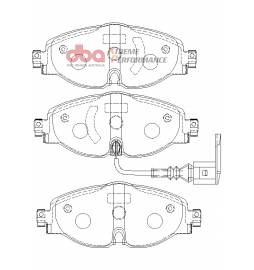 DBA Brake Kit (2x DBA 4655S-10 + DB1521XP) DBA brakes - 3