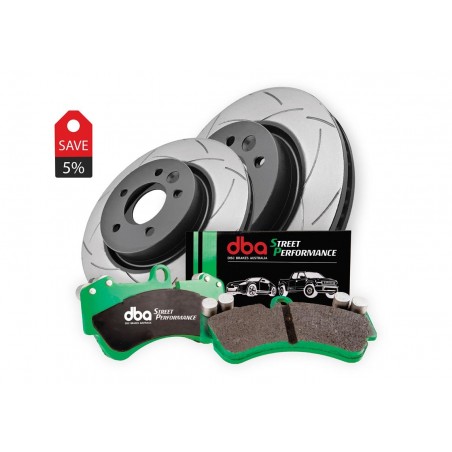 Subaru Impreza, BRZ, Forester, Legacy 286 mm rear DBA Brake Kit (2x DBA 2659S-10 + DB1803SP)