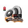 Subaru Legacy BL 290 mm rear DBA Brake Kit (2x DBA 4653S + DB1803XP)