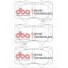 Subaru Legacy BL 290 mm rear DBA Brake Kit (2x DBA 4653S + DB1803XP)