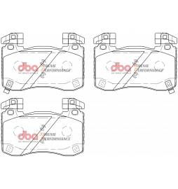 Subaru BRZ, Toyota GT86 286 mm rear DBA Brake Kit (2x DBA 42659S-10 + DB1789XP)