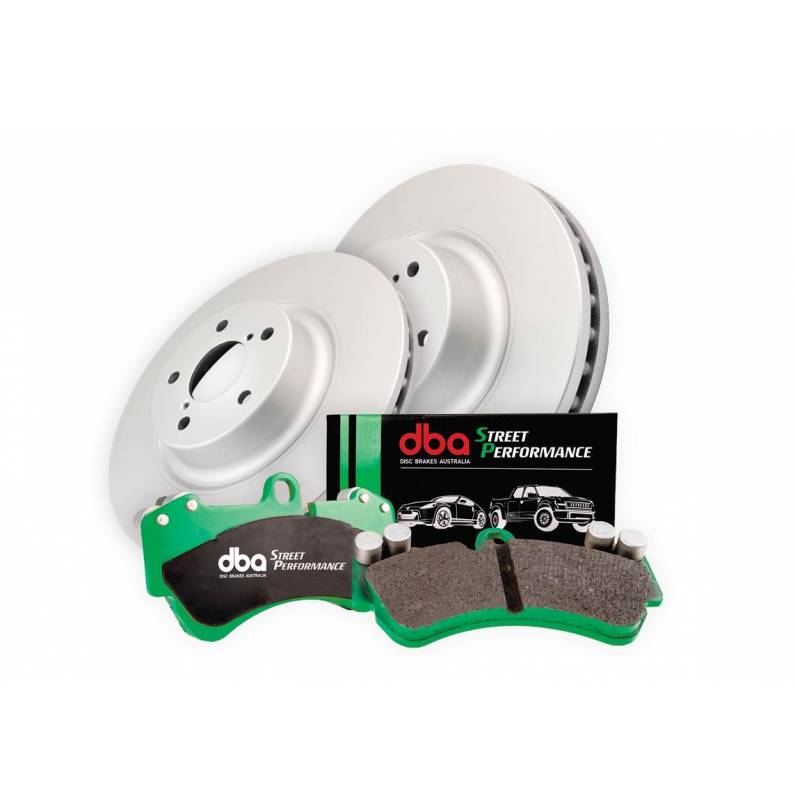 Audi S3 8P, VW Golf 6 R 345 mm front DBA Brake Kit (2x DBA 2808E + DB2402SP)