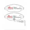 Audi S3 8P, VW Golf 6 R 345 mm front DBA Brake Kit (2x DBA 2808E + DB2402SP)