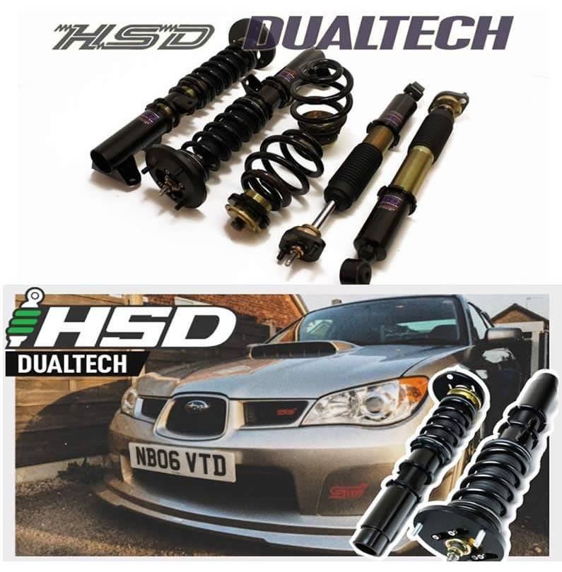 HSD Dualtech Coilovers Subaru Forester SF - Default Springs (7 & 5 kgF/mm) HSD Dualtech Coilovers Subaru Forester SF - Default Springs (7 & 5 kgF/mm)