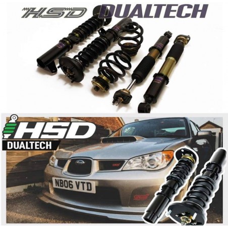 HSD Dualtech Coilovers Subaru Forester SF - Default Springs (7 & 5 kgF/mm)
