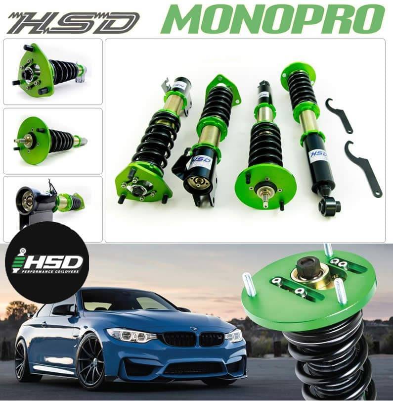 HSD Monopro Coilovers Honda Civic EG - Harder Springs (12 & 8 kgF/mm)
