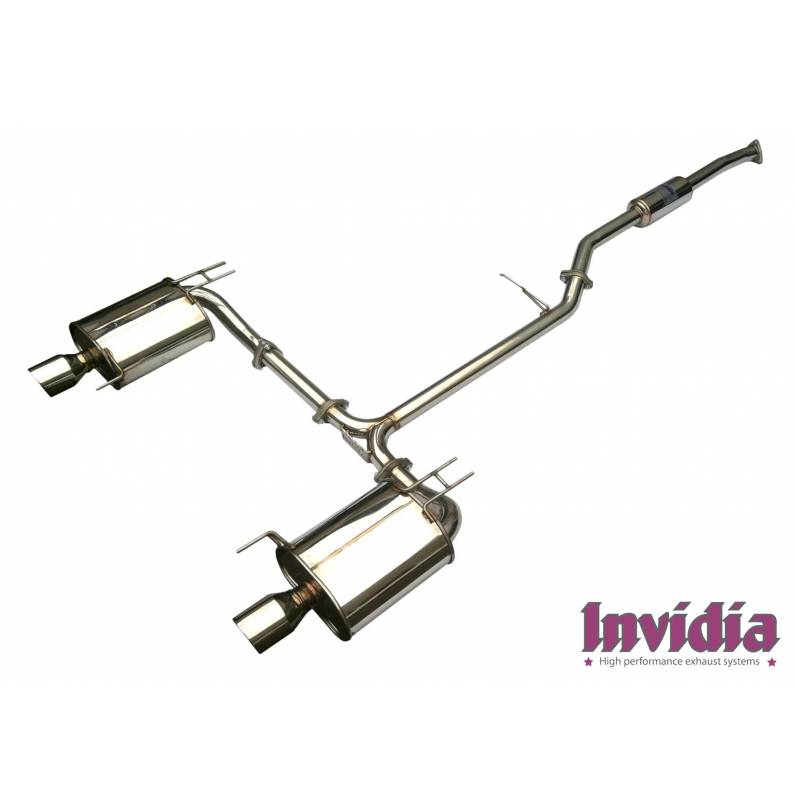 Sistema escape Invidia Honda Accord 03/07 2.4L 4dr Cat-back exhaust Q300 * Sistema escape Invidia Honda Accord 03/07 2.4L 4dr Cat-back exhaust Q300 *