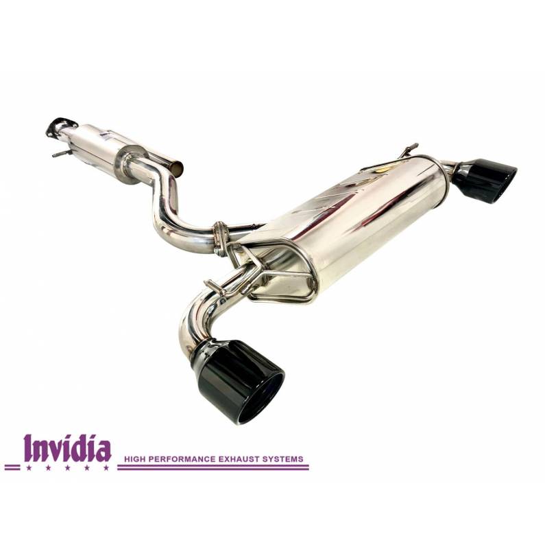 Sistema escape Catback Invidia Toyota Yaris GR Catback Q300 Black Tip