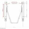 Base de asiento Nisuba especifica para BMW Serie 3 E9X y Serie 1E8X