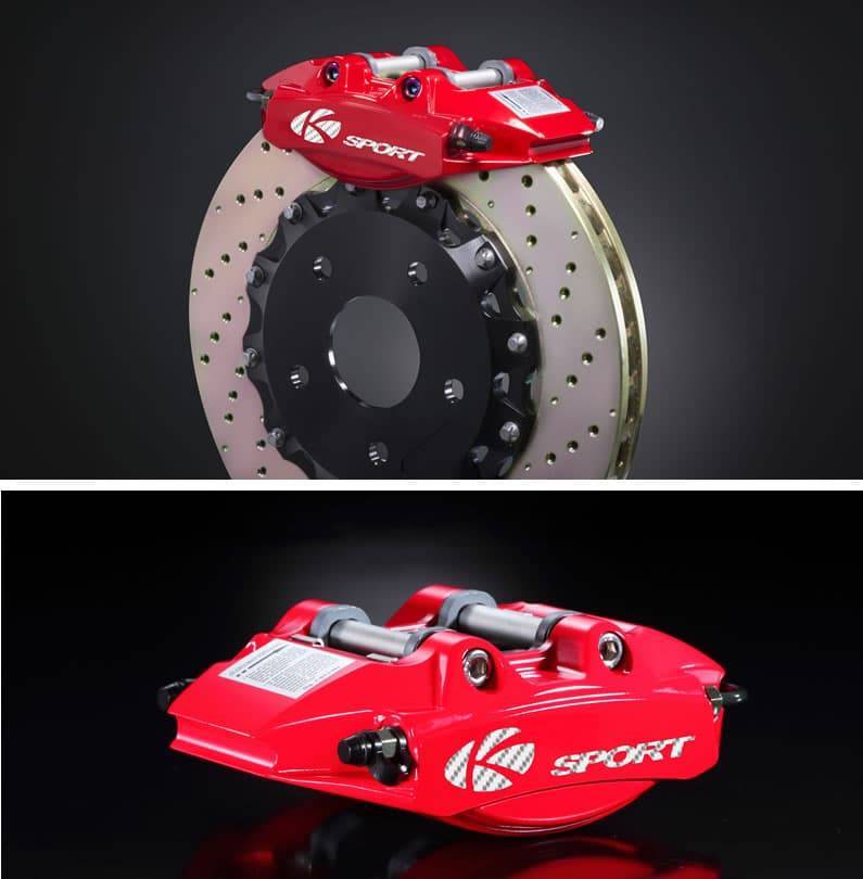 Kit frenos KSport eje trasero 286 x 26 mm Mitsubishi EVO5 - (Ver notas 1 y 3)