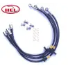 Mitsubishi Lancer Evolution 10  Set de latiguillos de freno metálicos flexibles HEL