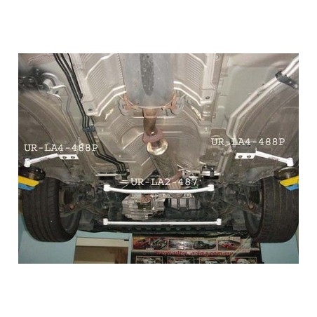 Set 2 refuerzos Side bar subchásis delantero Ultra Racing Honda Accord CL7 Euro 03-08
