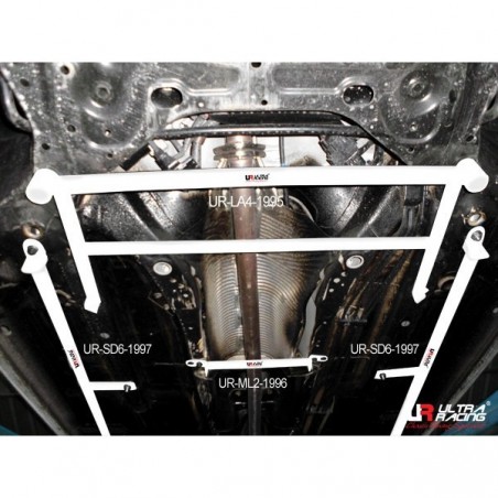 Set refuerzos laterales subchásis side bar Ultra Racing Honda Civic FB 2.0 2010-