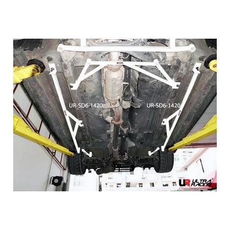 Set 2 refuerzos laterales side bar Ultra Racing Mitsubishi Lancer EVO 10