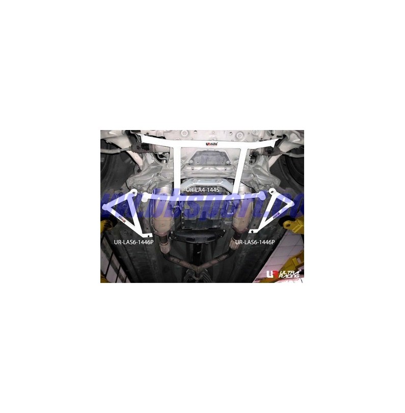Set refuerzos subchásis delanteros laterales 6 puntos Ultra Racing Nissan 370Z Z34 Set refuerzos subchásis delanteros laterales 6 puntos Ultra Racing Nissan 370Z Z34