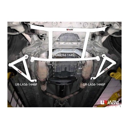 Set refuerzos subchásis delanteros laterales 6 puntos Ultra Racing Nissan 370Z Z34
