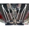 Set refuerzos paralelos intermedios subchásis Ultra Racing Subaru Impreza 08+ GH/GR +STI + XV