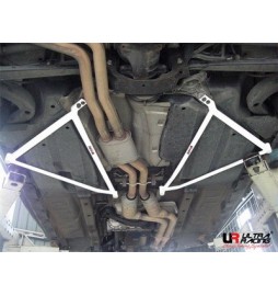 Set 2 refuerzos subchásis trasero side bars Ultra Racing BMW E83 X3 2.5 03+
