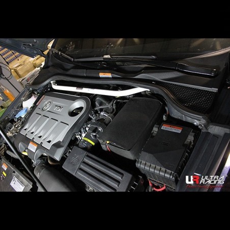 VW Scirocco R-Line 2.0D 2008- Barra refuerzo torretas delanteras Ultra Racing