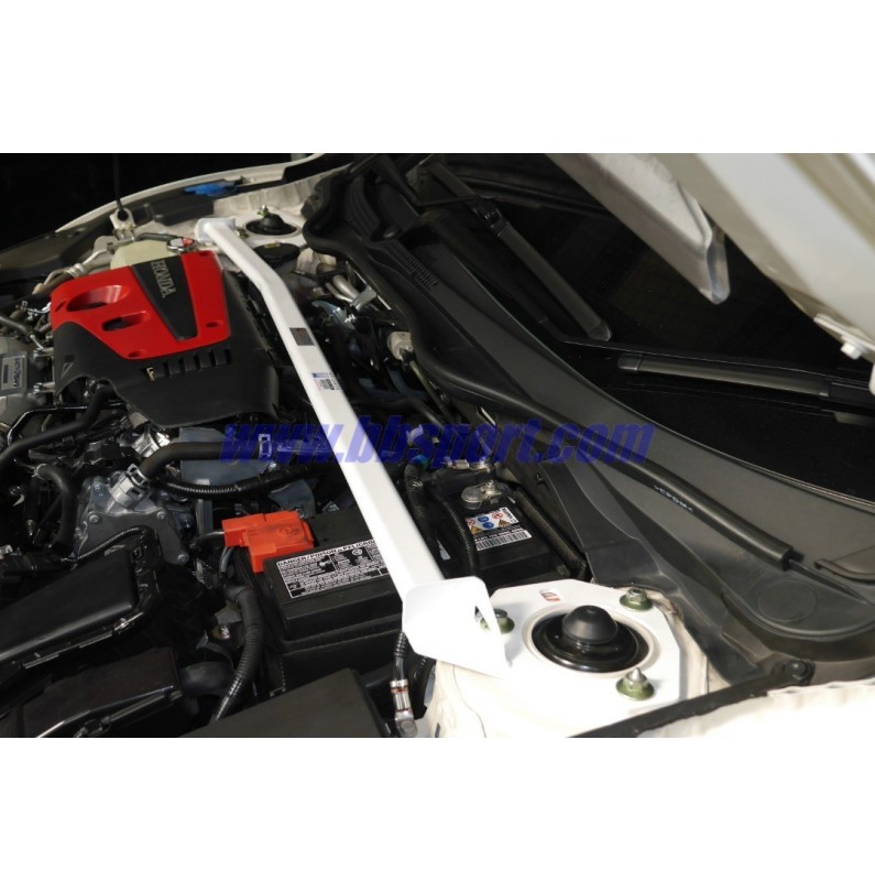 Honda Civic Type-R FK8 17+ 2P Barra refuerzo torretas delanteras Ultra Racing Honda Civic Type-R FK8 17+ 2P Barra refuerzo torretas delanteras Ultra Racing