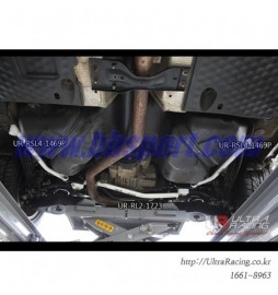 Audi Q3 11+ 2.0TFSI/TDI UltraRacing 2P Rear Lower Bar 1723