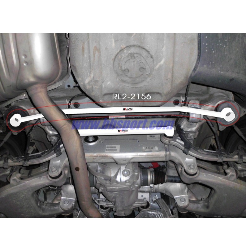 BMW 528i F10 10+ UltraRacing 2P Rear Lower Bar 2156 BMW 528i F10 10+ UltraRacing 2P Rear Lower Bar 2156