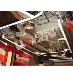 Honda Accord 03-08 4D Ultra-R 2x 4-Point Side Floor Bars