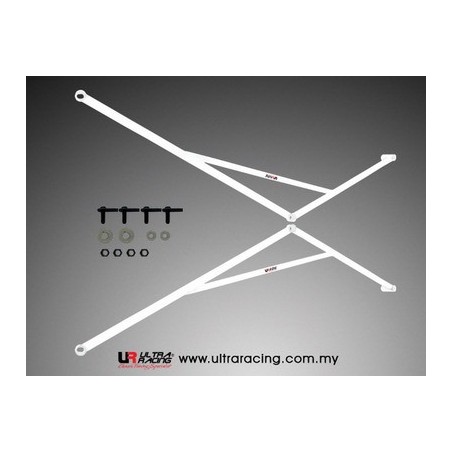 Honda Civic 96-00 UltraRacing 2x 3-Point Floor Bars
