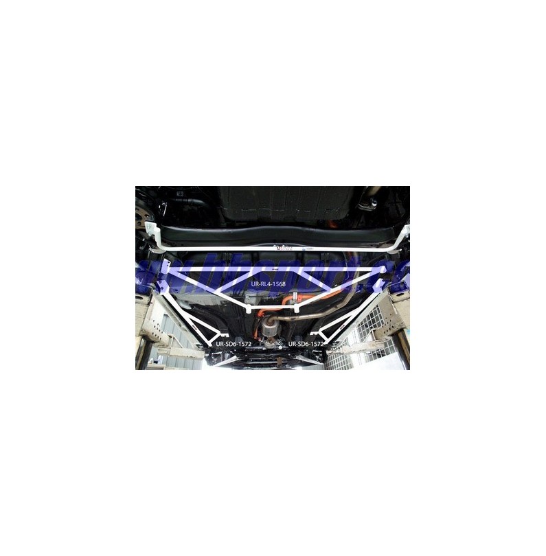 Honda CRZ 10+ UltraRacing 2x 3-Point Side Floor Bars 1572 Honda CRZ 10+ UltraRacing 2x 3-Point Side Floor Bars 1572