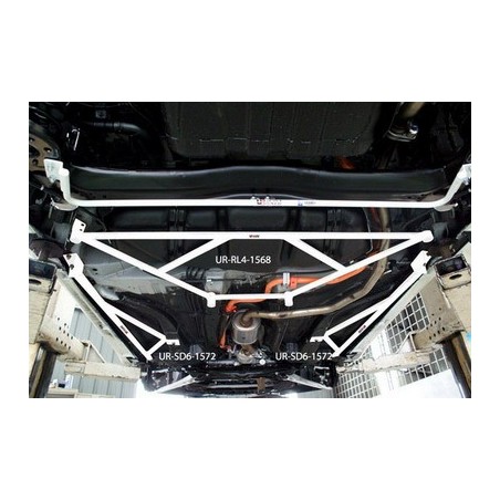 Honda CRZ 10+ UltraRacing 2x 3-Point Side Floor Bars 1572