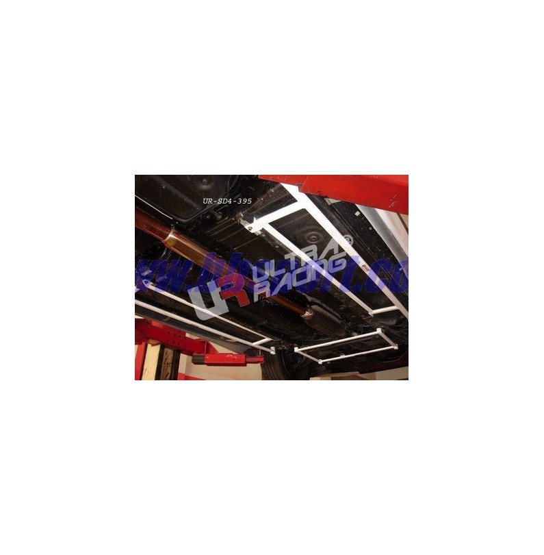 Mitsubishi EVO 7/8/9 UltraRacing 2x 4-Point Side/Floor Bars Mitsubishi EVO 7/8/9 UltraRacing 2x 4-Point Side/Floor Bars