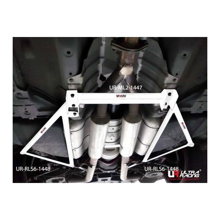 Nissan 370Z /Infiniti G37 Ultra-R 2x 3-Point Rear Lower Bars