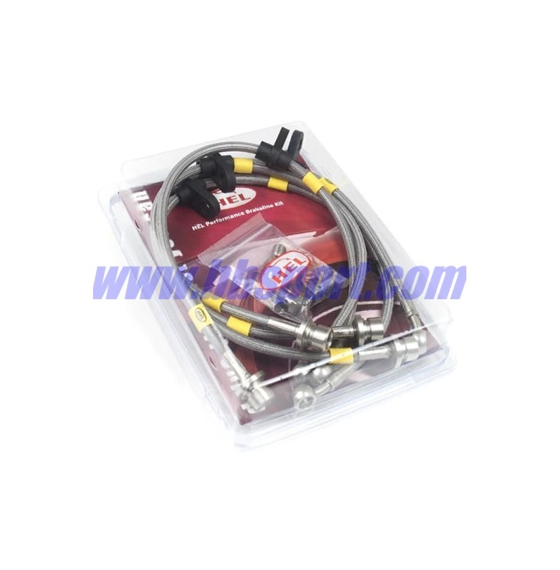 Set latiguillos frenos reforzados Hel Performance BMW Mini R53 SEGUN MODELOS 04/2003-