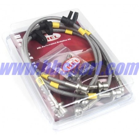 Set latiguillos frenos reforzados Hel Performance BMW Mini R53 SEGUN MODELOS 04/2003-