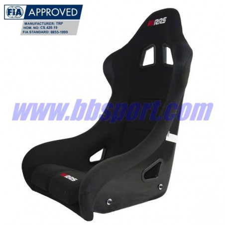Asiento deportivo baket de fibra de vidrio RRS FUTURA 3 FIA Black seat